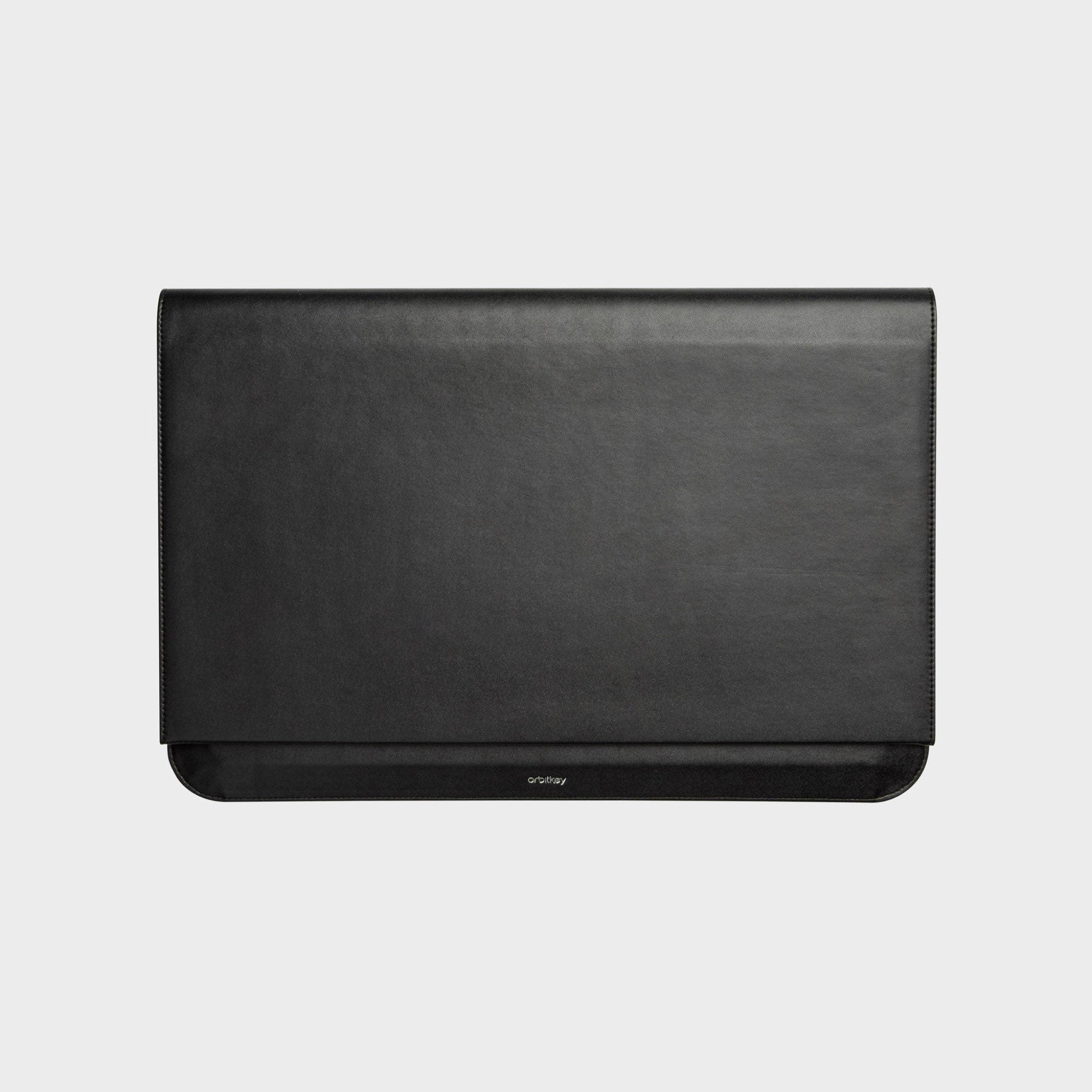 ORBITKEY Hybrid Laptop Sleeve & Desk Mat - Premium Black Protective Case for MacBook & Laptops (2 Size Options) - Perfect for Office, Travel & Home Workspace Organization