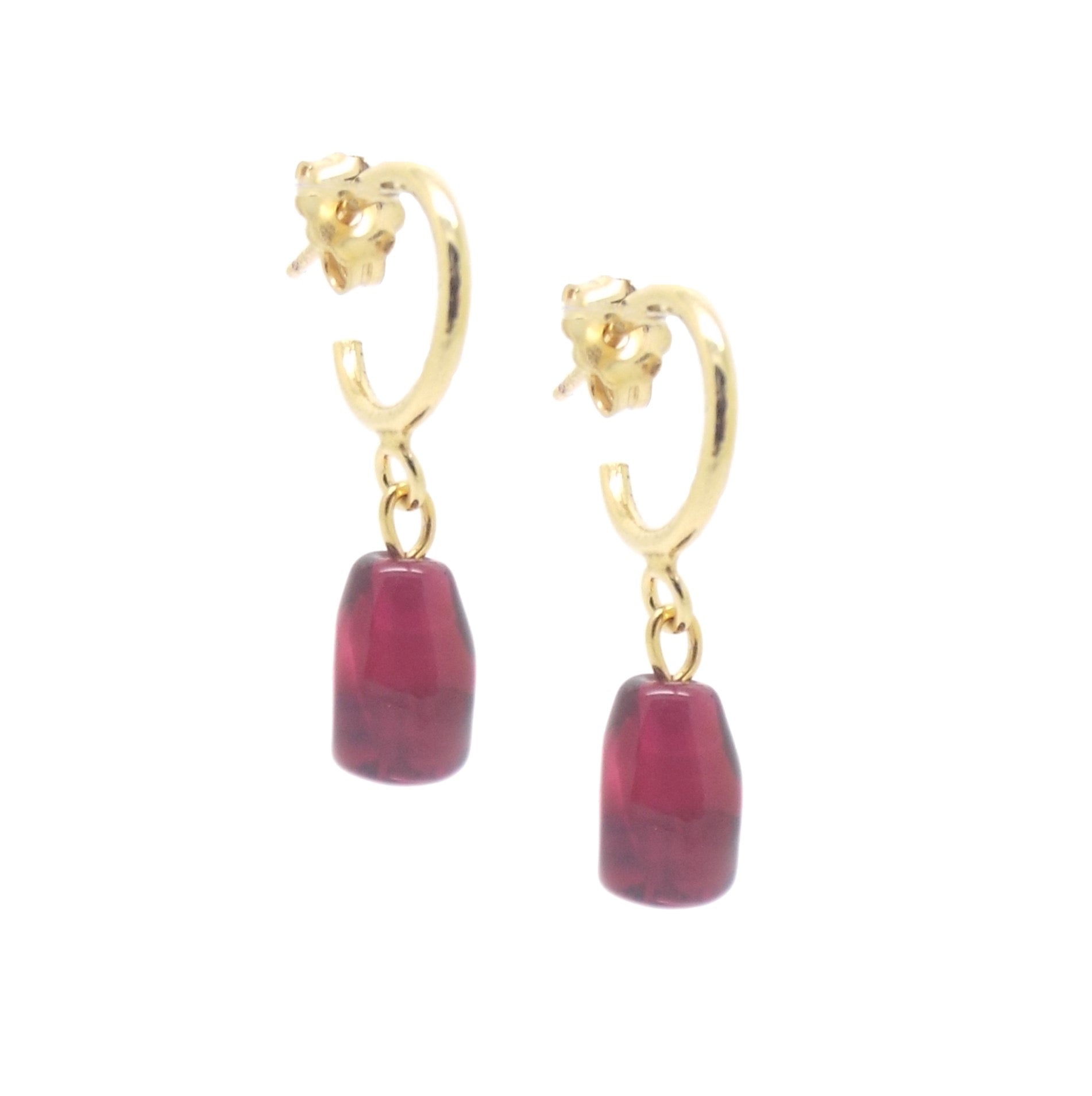 Persephone Pomegranate Stud Earrings - Handmade Sterling Silver Jewelry for Women - Perfect Gift for Birthdays, Anniversaries & Special Occasions - Elegant Everyday Wear & Party Accessories