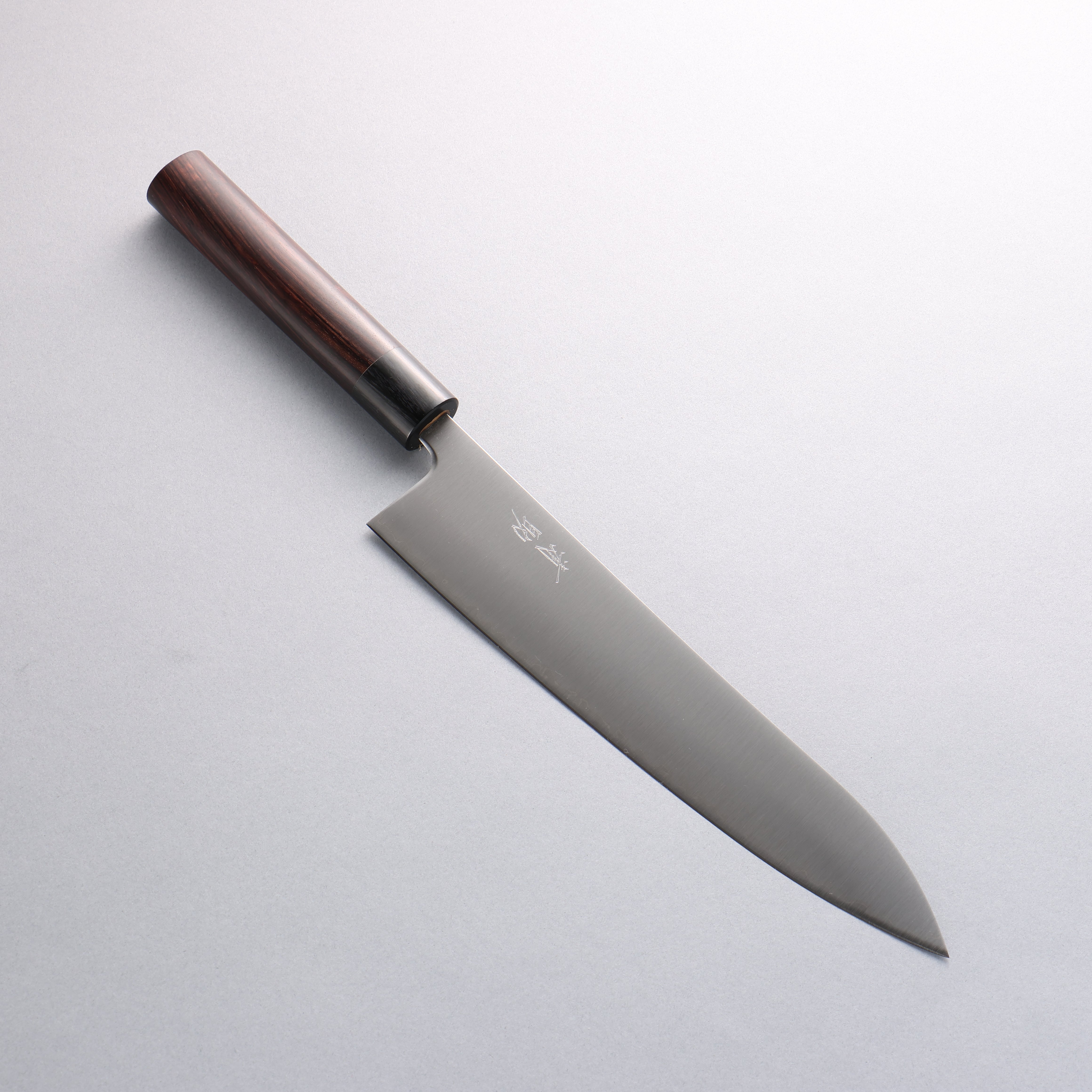 Premium Seisuke Blue Super Gyuto 240mm Japanese Chef Knife - Rosewood Handle with Black Pakka Wood Ferrule - Professional Kitchen Knife for Slicing, Dicing & Meat Cutting