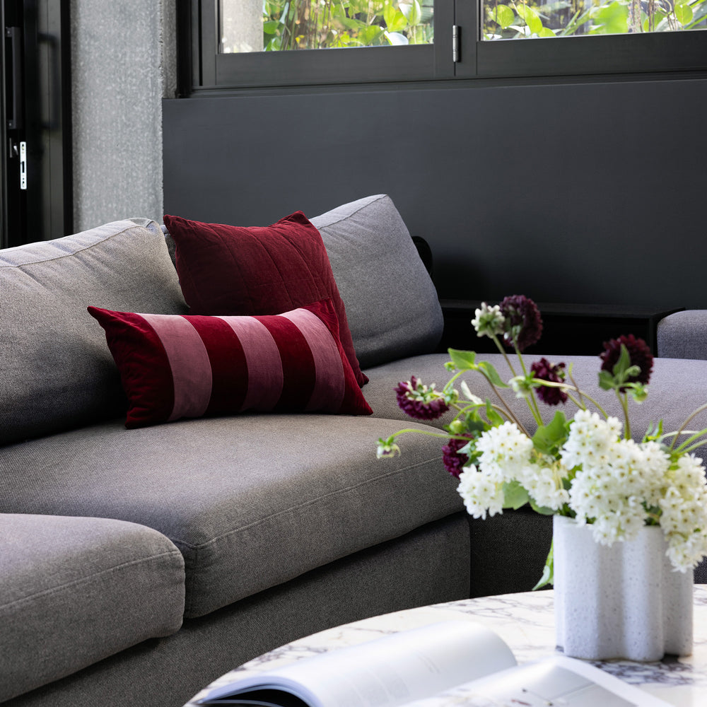 Cooper Berry Long Filled Cushion - Soft & Comfortable Sofa Pillow for Living Room, Bedroom Decor - Perfect for Lounging, Reading & Relaxing