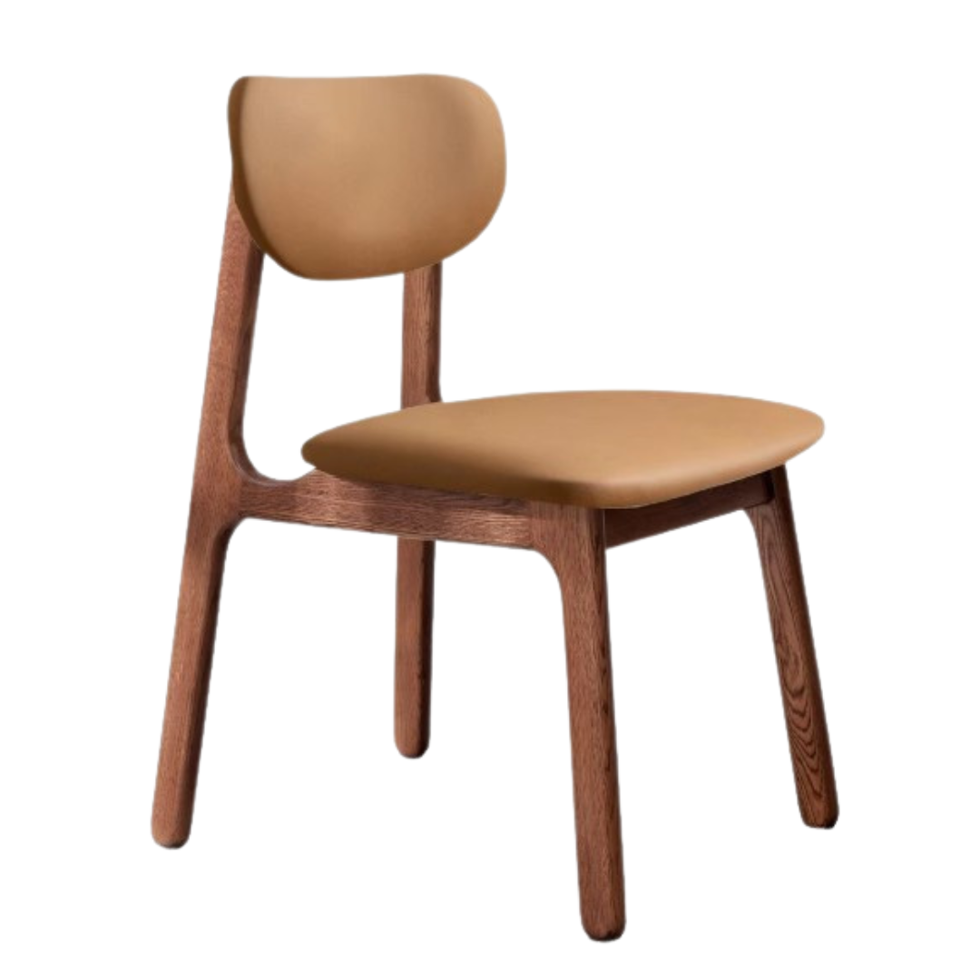 4-Piece Solid Wood Dining Chair Set - Oak, Ash & Black Walnut - Perfect for Kitchen, Dining Room & Farmhouse Decor