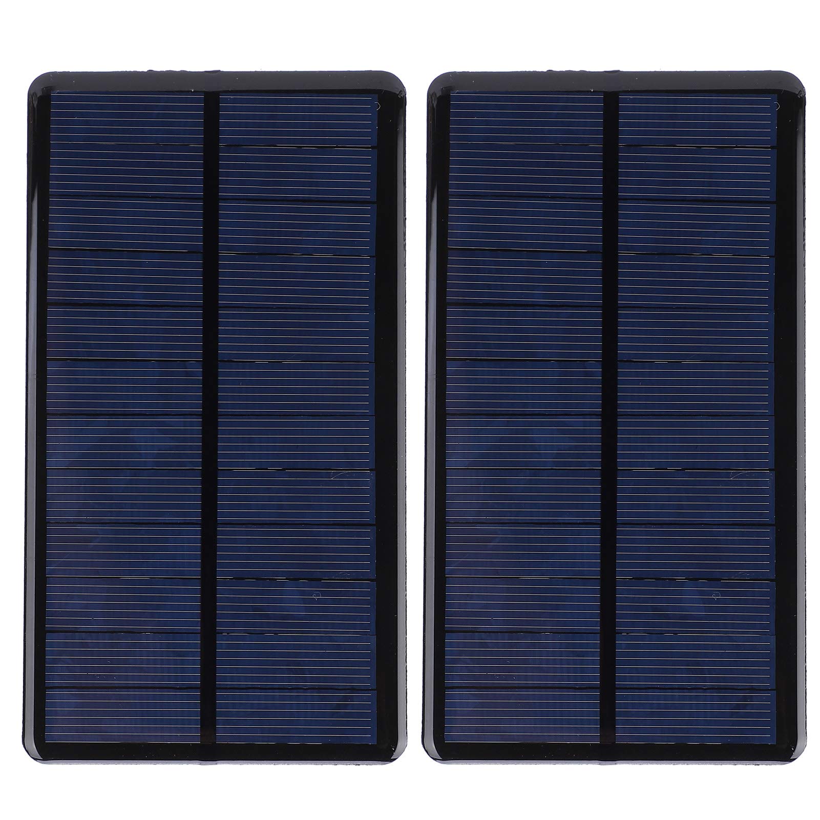 2 Pack 6V 210mA Mini Solar Panel - Epoxy Power Module for Solar Lawn Lights, Phone Chargers & DIY Projects | High Efficiency Polysilicon Solar Cells for Outdoor & Industrial Use