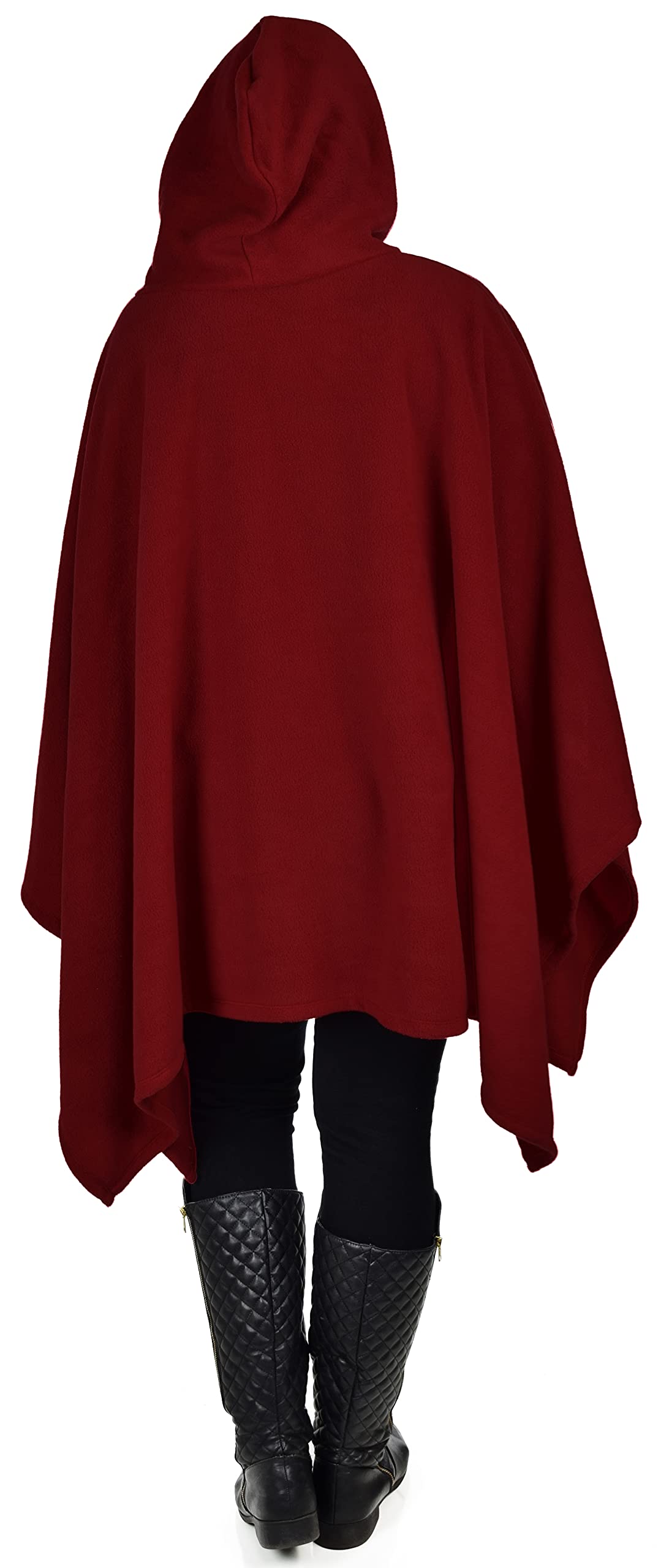 Stylish Women's Poncho Hoodie Sweater - Soft Fleece Cover Up for Cold Weather | Cozy Winter Fashion, Outdoor Activities & Lounge Wear