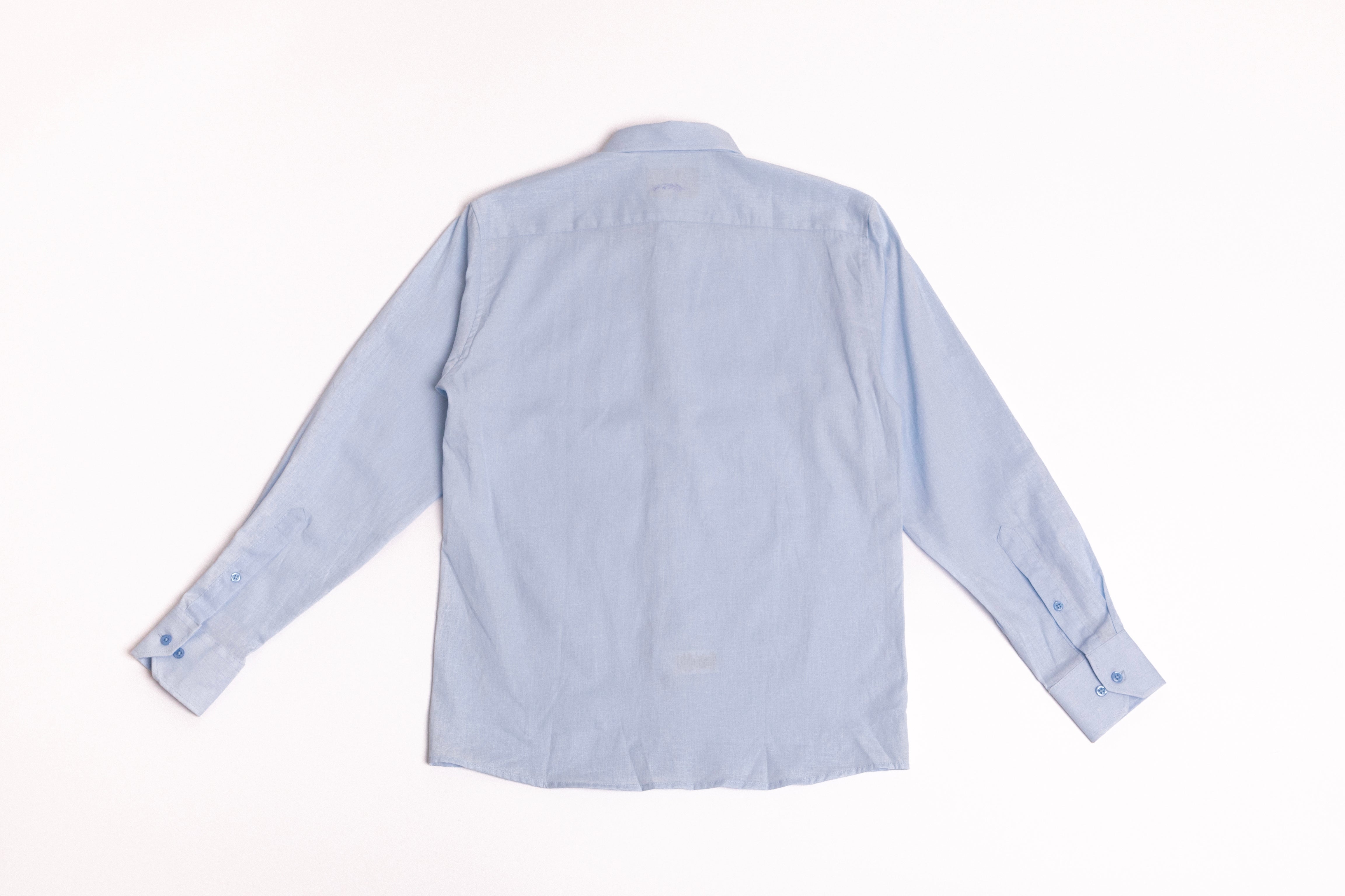 Light Blue Linen Shirt for Men - Breathable Summer Casual Wear - Perfect for Beach, Vacation & Outdoor Activities