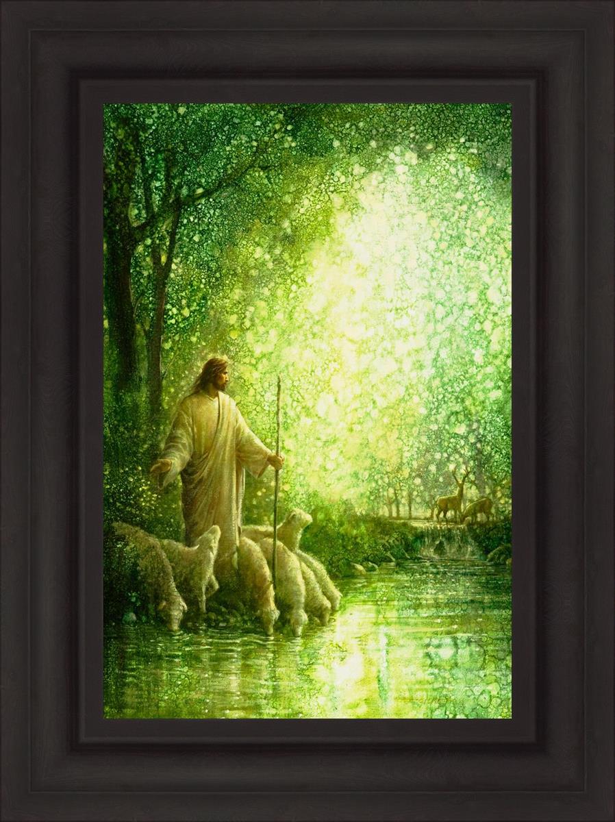 Feed My Sheep By Yongsung Kim - Inspirational Christian Wall Art for Home & Church Decor - Perfect for Living Room, Bedroom & Office
