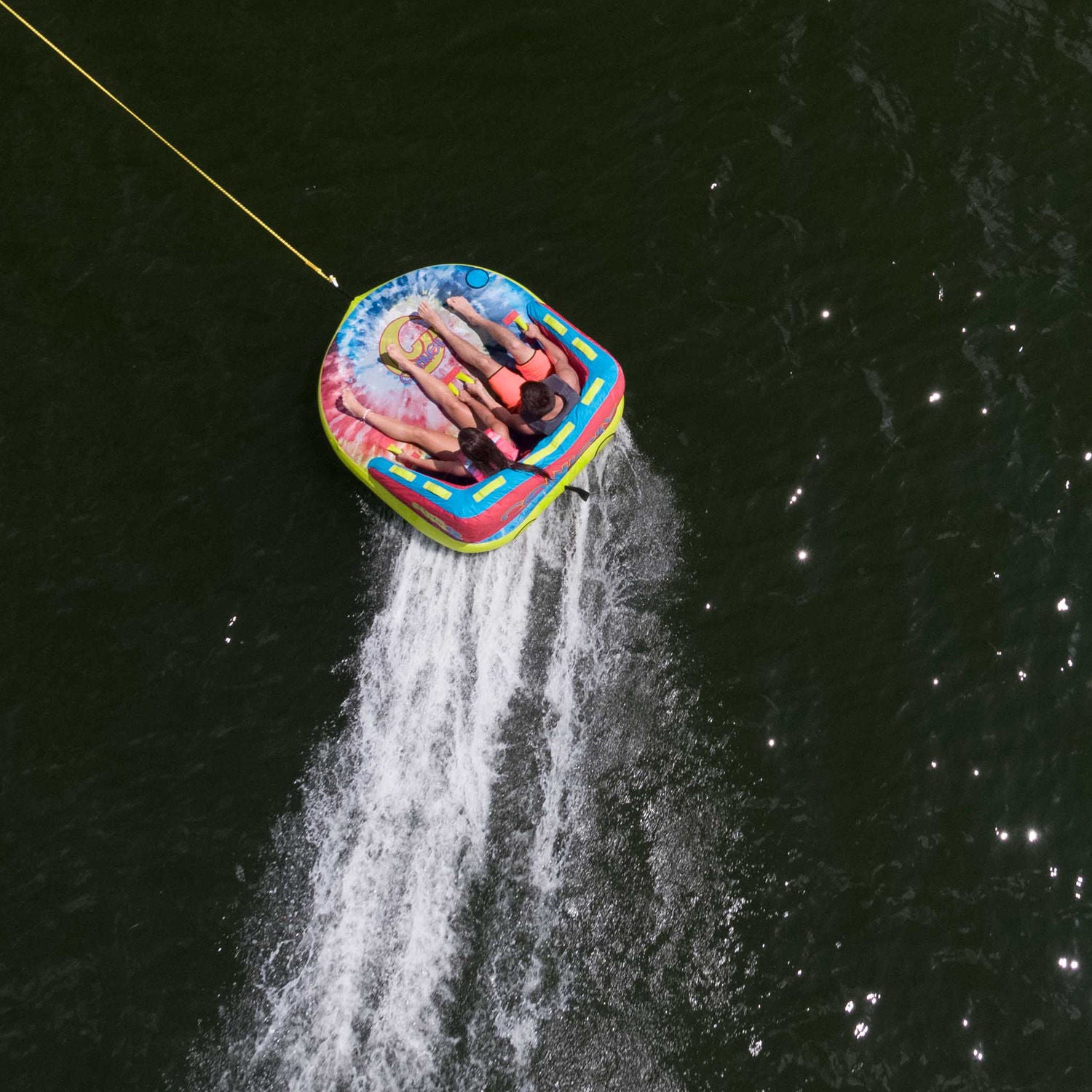Connelly Super Fun 2-Person Towable Tube for Water Sports - Perfect for Lakes, Rivers & Boating Adventures