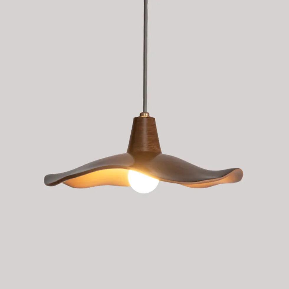 Modern Resin Pendant Light - Unique Lampshade Design for Bedroom, Living Room & Dining Room | Elegant Ceiling Lighting Fixture for Home Decor