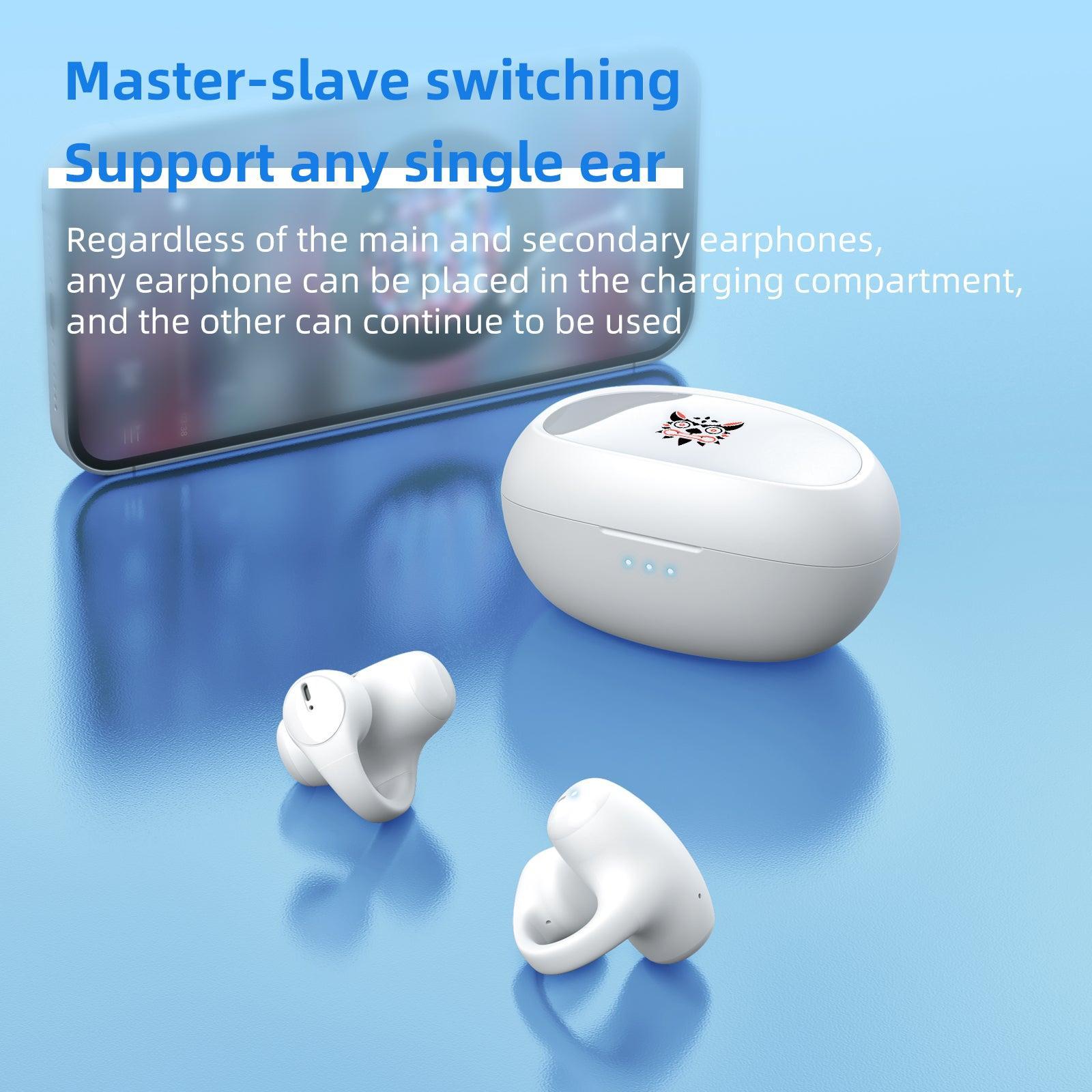 ONIKUMA T306 TWS Clip-On Bluetooth Headphones, BT 5.3 Wireless Earbuds with Stereo HIFI Sound - Perfect for Running, Gym Workouts & Outdoor Activities