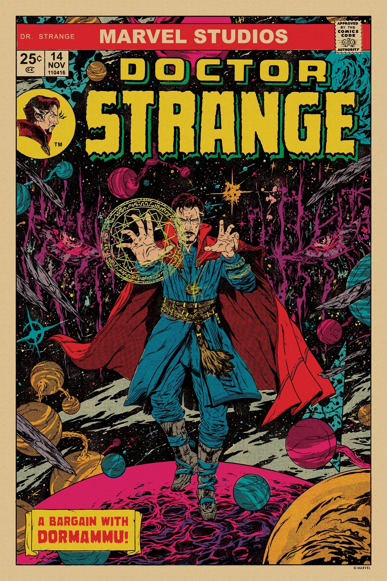 Doctor Strange Movie Poster - Premium Quality Wall Art for Marvel Fans | Perfect for Home Decor, Office, and Gifts