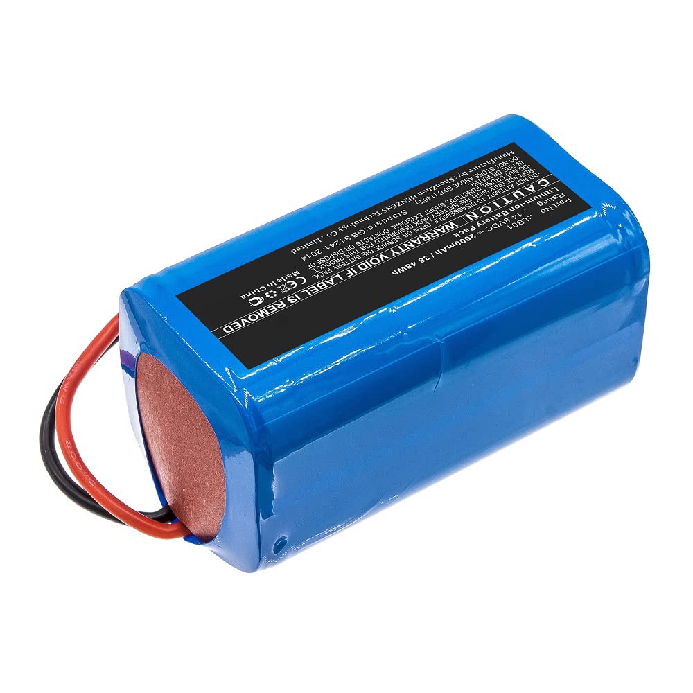 Synergy Digital Replacement Vacuum Cleaner Battery - Li-ion 14.8V 2600mAh Compatible with Donkey LB01 Model | Perfect for Home Cleaning, Car Detailing & Pet Hair Removal