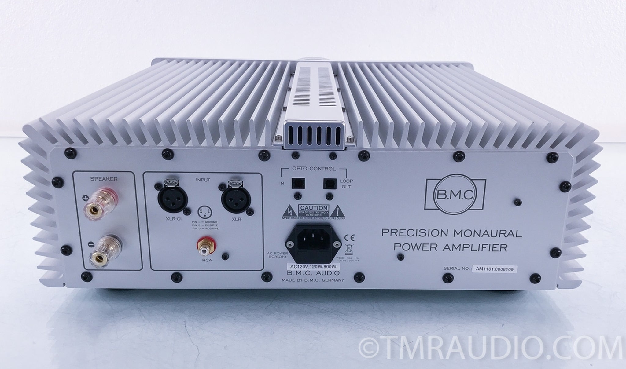 B.M.C. M2 Mono Power Amplifiers Pair - High-End Audio Amplifier for Home Theater & Stereo Systems (Used)