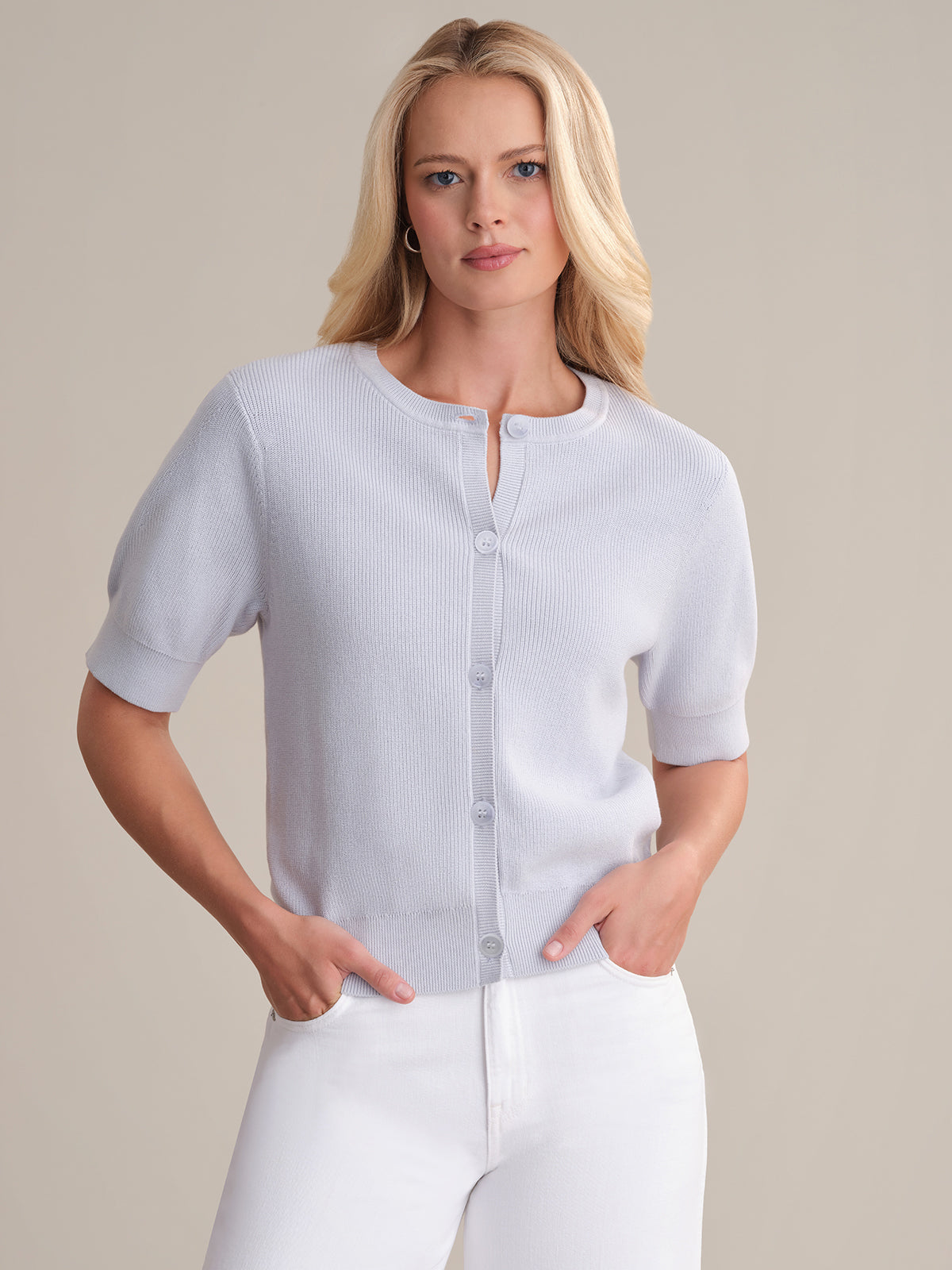 Carlota Women's Puff Sleeve Cotton Blouse - Casual Short Sleeve T-Shirt Top for Summer, Spring & Fall | Perfect for Office, Date Night & Weekend Outings