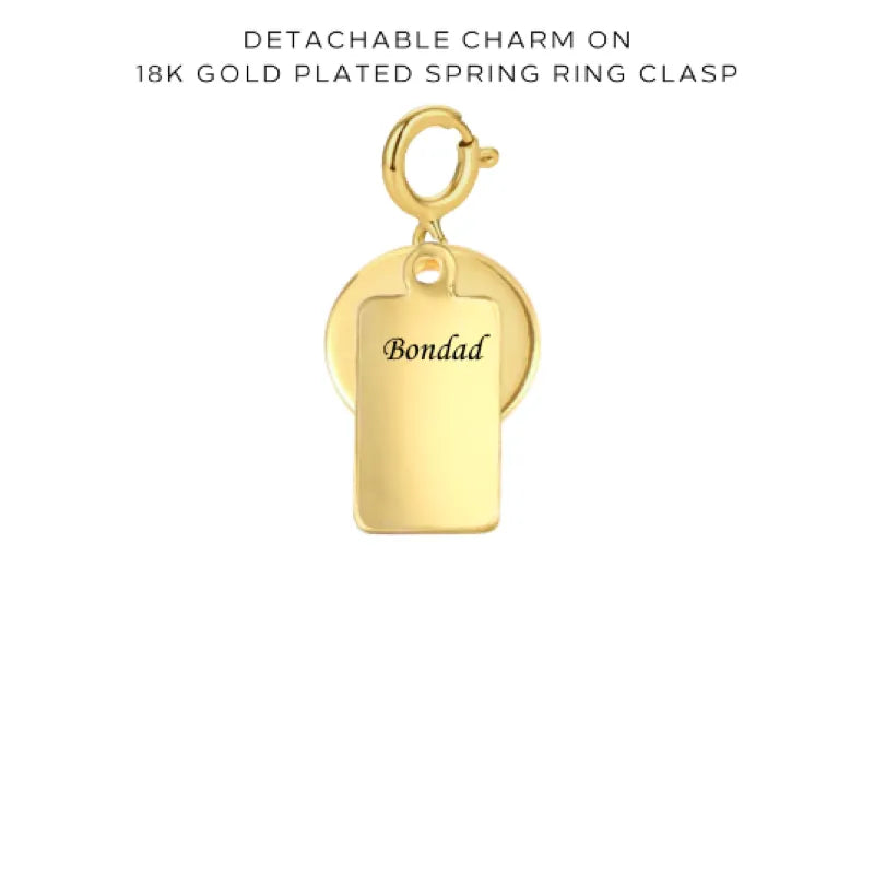 Personalized Engraved Charms with Detachable Clasp - Custom Name Jewelry Gift $16.00 - Perfect for Birthdays, Anniversaries & Special Occasions