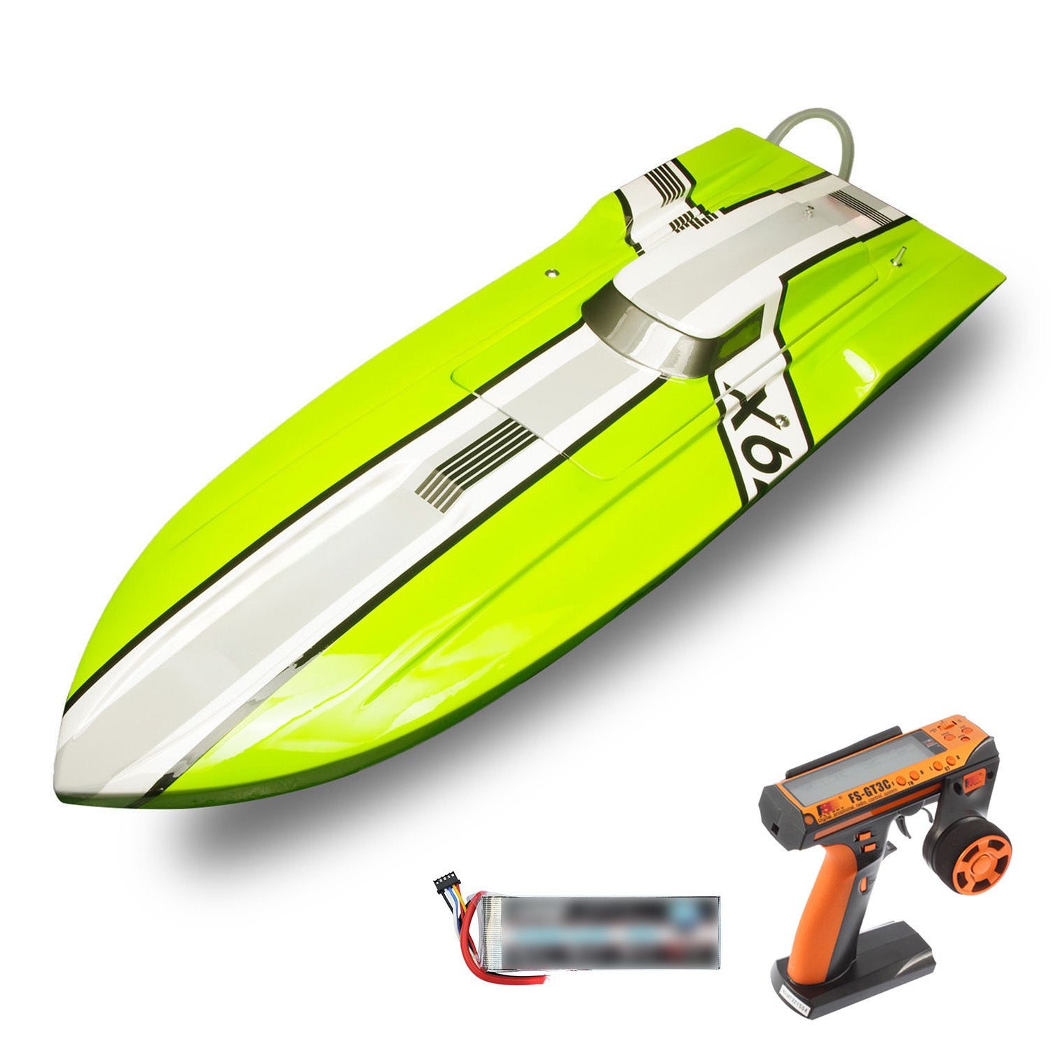RTR DTRC Fiberglass Remote Control Racing Boat X79 - High Speed RC Ship Model with Brushless Motor, 120A Waterproof ESC & Servo - Perfect for Pool, Lake & Ocean Racing