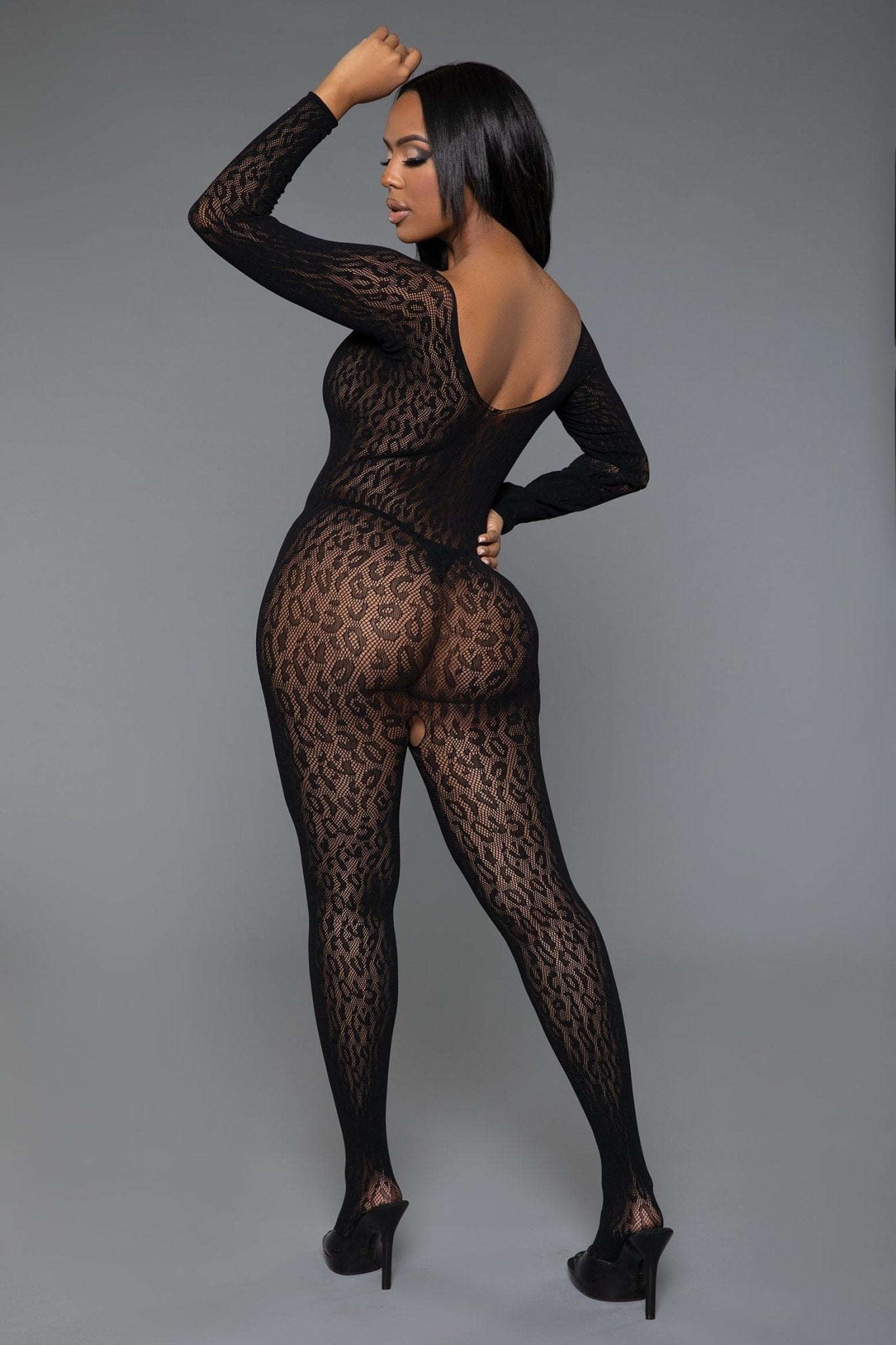 BeWicked Women's Animal Instinct Bodystocking 2354 - Sexy Lingerie Costume for Halloween, Cosplay & Boudoir Photography