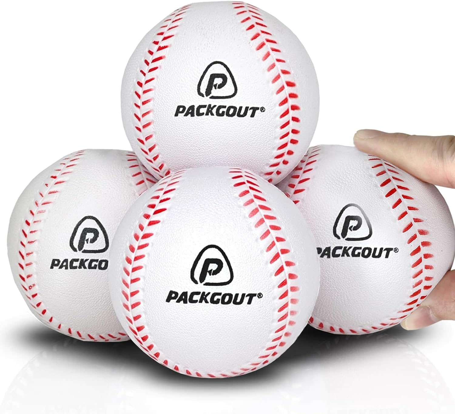 Soft Foam Baseballs for Kids & Teens - Safe Training Balls for Hitting Practice, Pitching & Fielding | Squishy T-Balls for Backyard Games, Batting Cages & Youth Leagues
