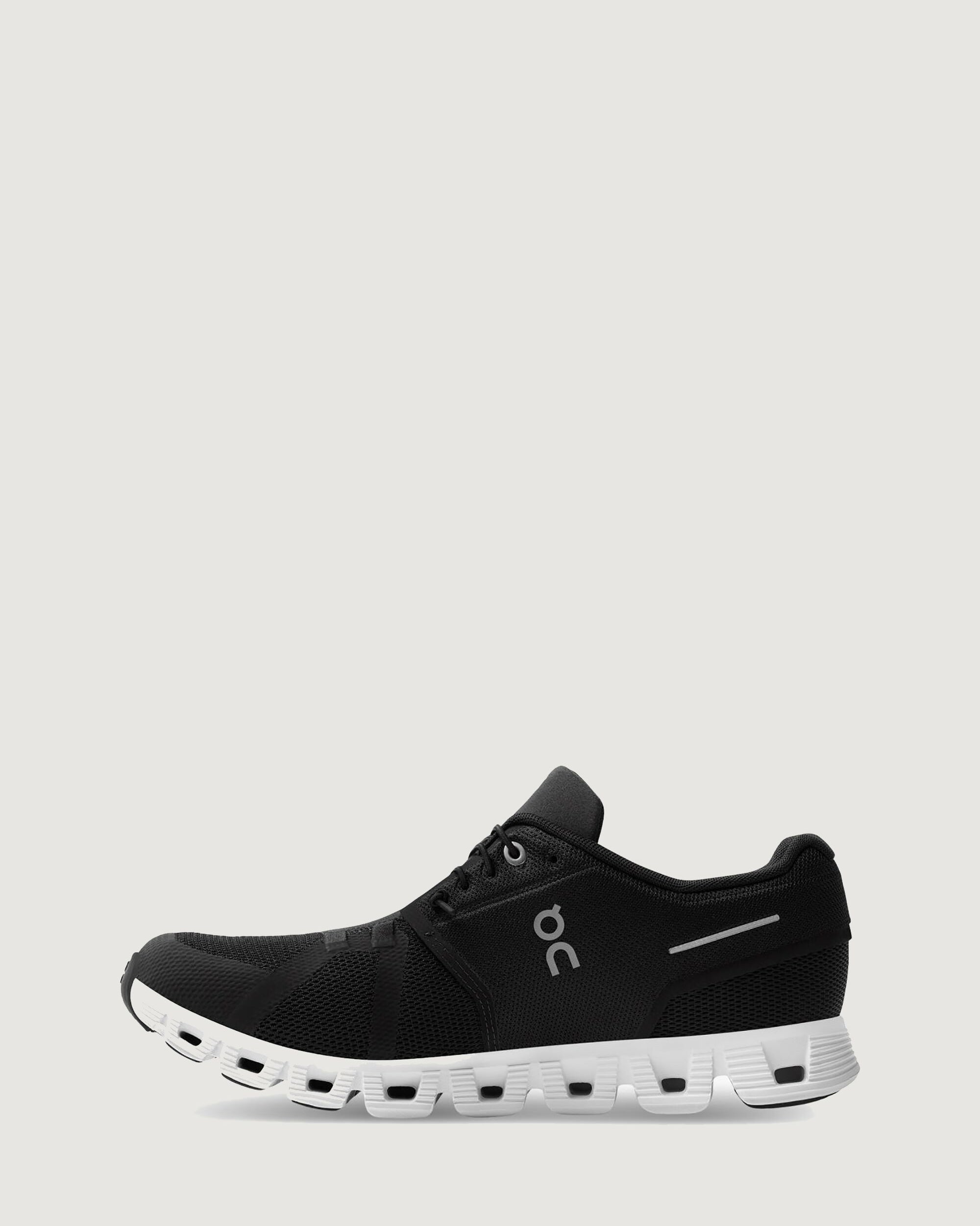 Men's On Cloud 5 Running Shoes - Lightweight Breathable Black/White Sneakers for Jogging, Gym Workouts & Outdoor Activities