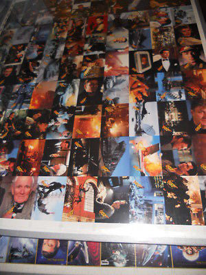 Rare 1990s James Bond GoldenEye Uncut Card Sheet - Collectible Memorabilia for Movie Fans & Card Collectors - Perfect for Displays, Gifts, and Nostalgic Collections