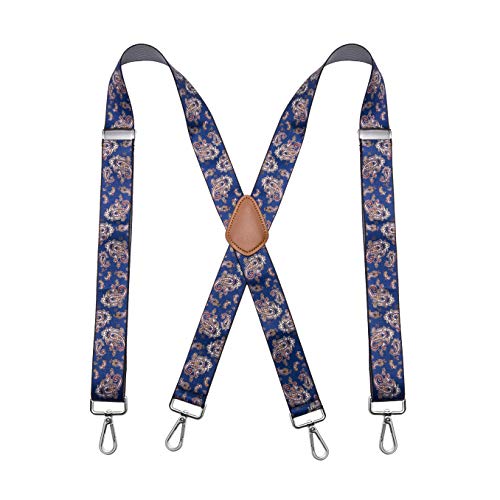 Navy Paisley