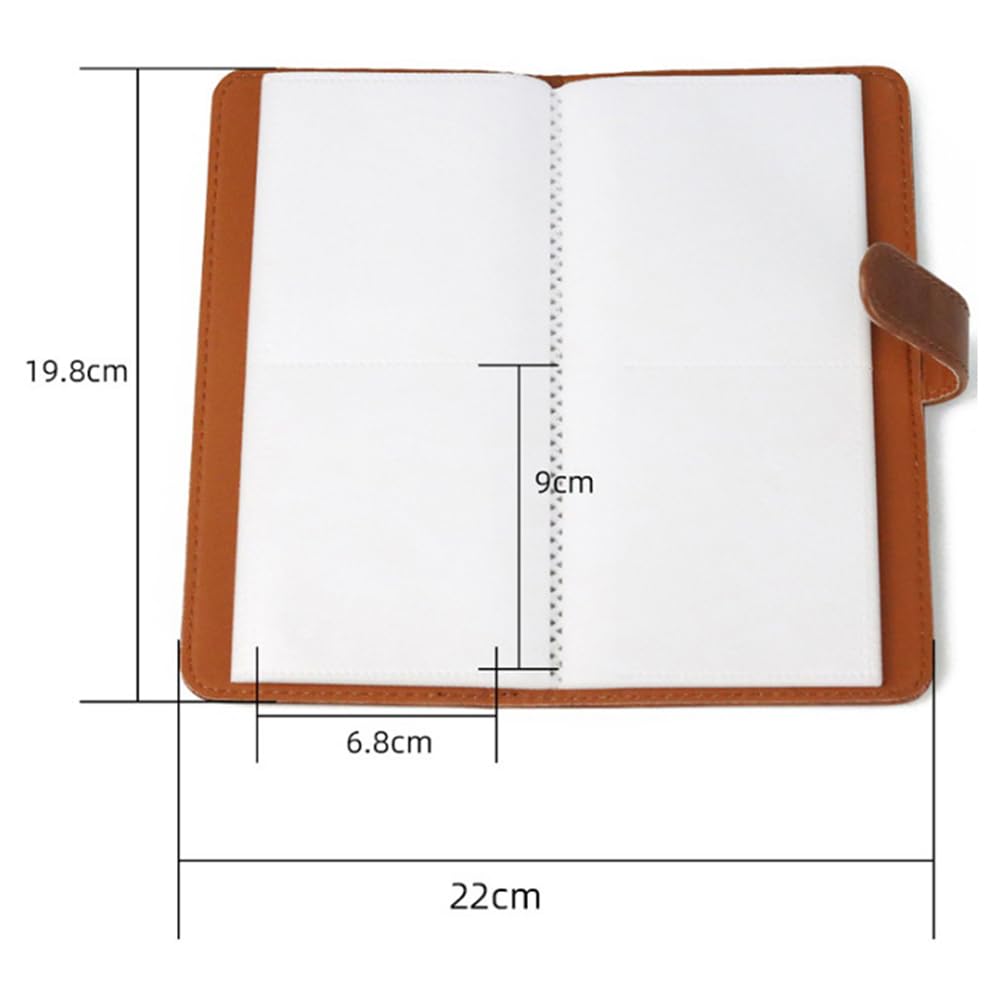 80 Pockets Square Instax Photo Album for Fujifilm SQ1/SQ20/SQ10/SQ6/SP-3 - Compact Storage for Square Instant Film Photos - Perfect for Travel, Parties & Memory Keeping