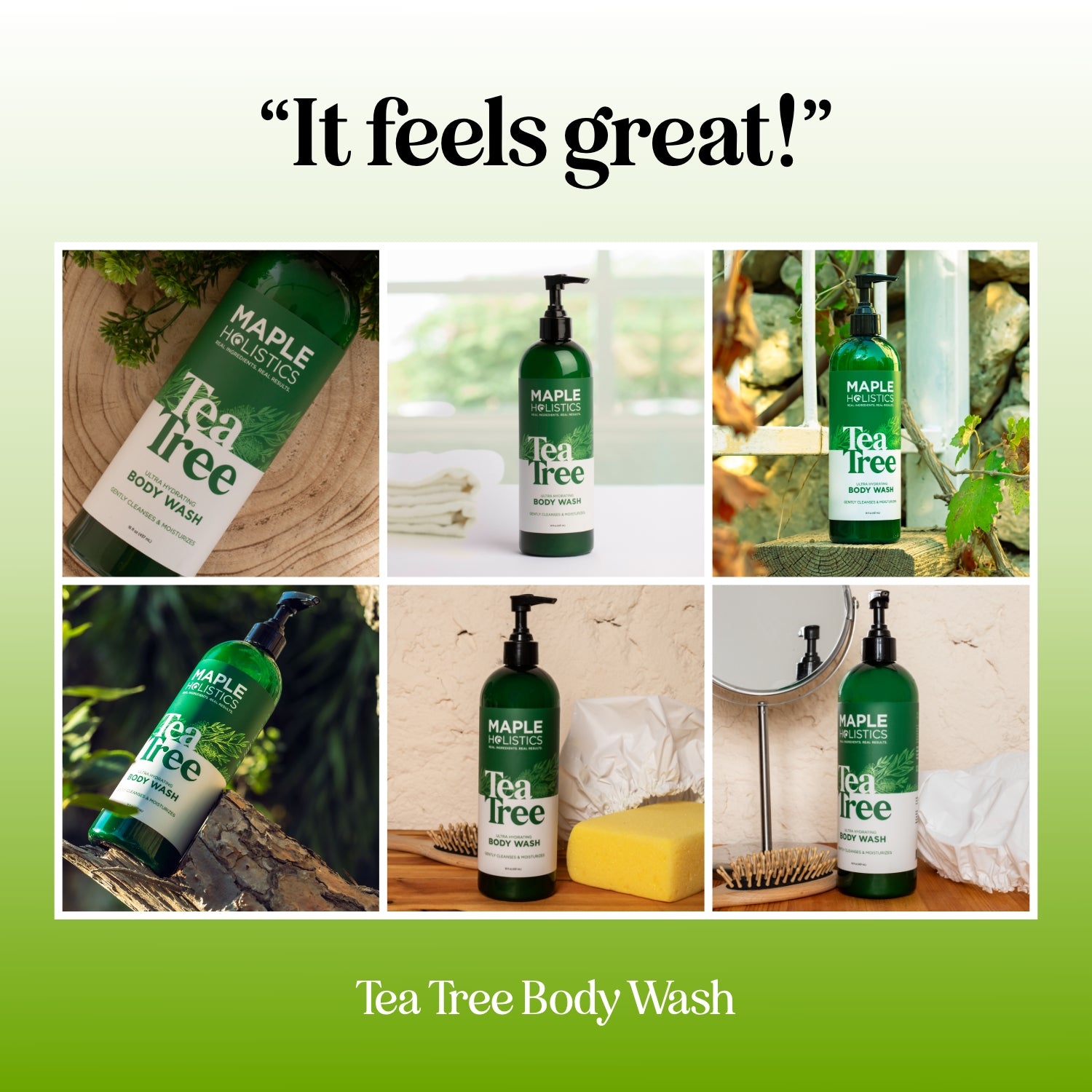 Tea Tree Body Wash for Acne & Oily Skin - Natural Antifungal & Antibacterial Shower Gel for Men & Women - Perfect for Daily Cleansing & Post-Workout Refreshment