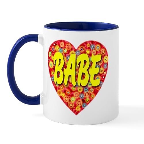 White/Navy Inside - BABE Mug