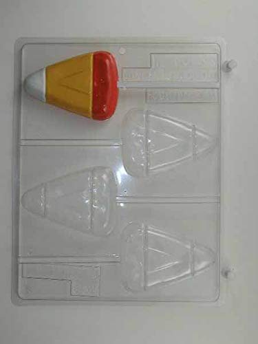 Large Candy Corn Lollipop Mold H090 - Halloween Candy Making Supplies for DIY Treats & Party Favors