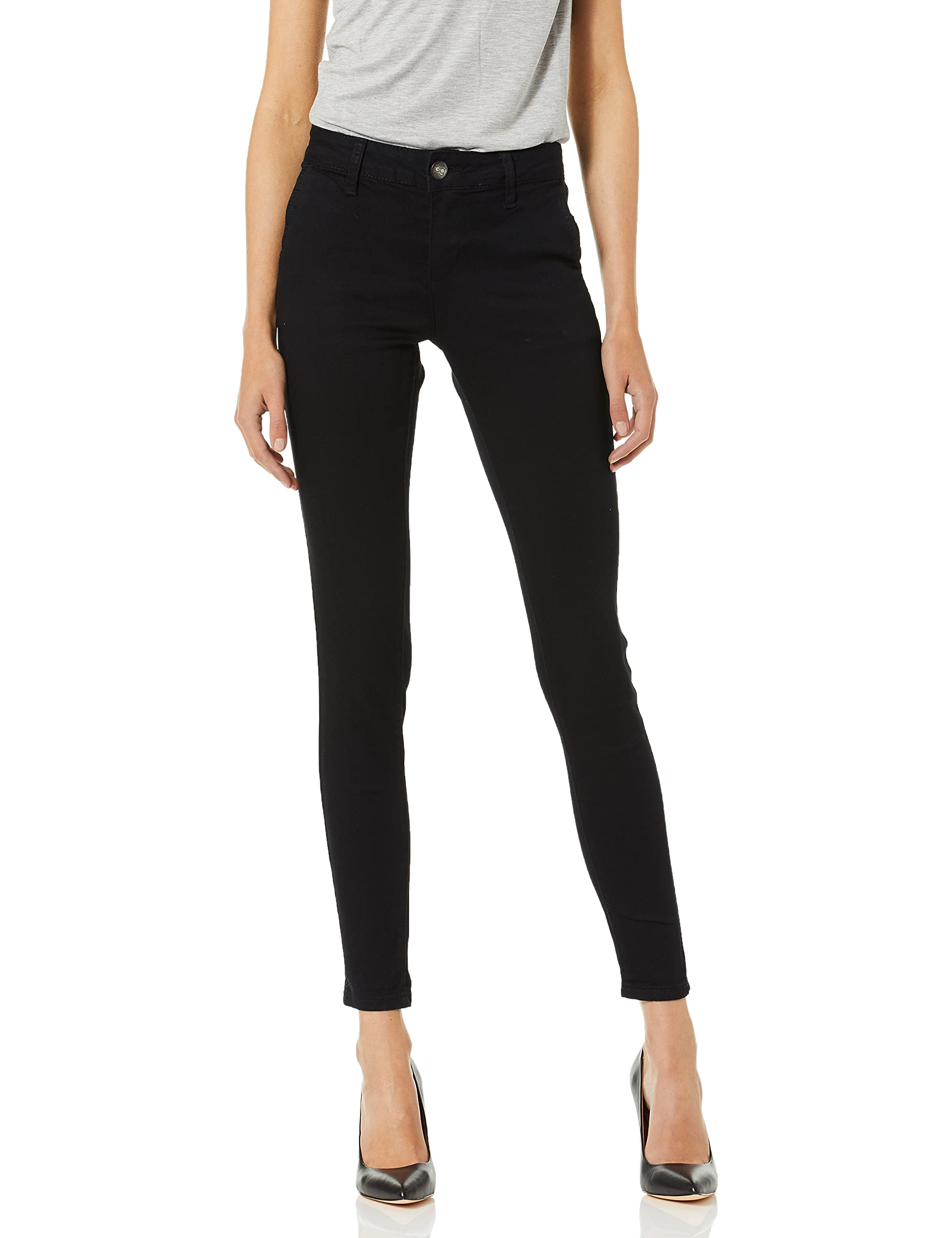 V.I.P.JEANS Women's Cargo Pants - Denim Skinny Jeans with Pockets, Stretch Comfort Fit, Casual & Sporty Trousers for Everyday Wear, Workout, or Street Style Fashion