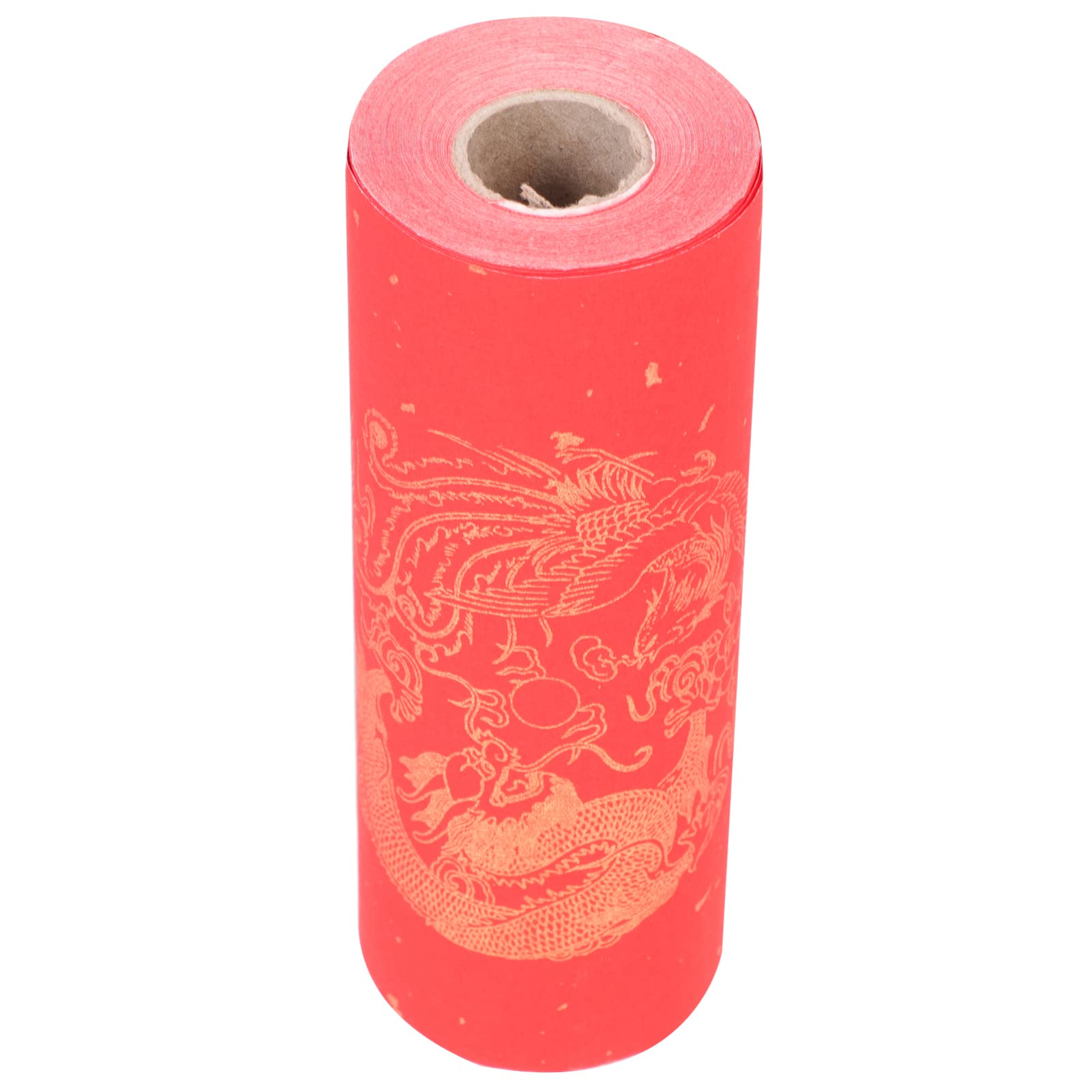 Wakauto 1 Roll Red Chinese Couplet Paper - Sumi Xuan Paper for Spring Festival Calligraphy, New Year Decorations & DIY Scroll Art | Perfect for Home Decoration, Gift Wrapping & Traditional Chinese Celebrations