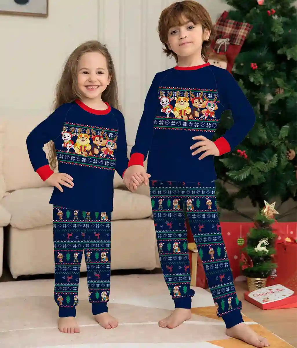 Christmas Matching Family Pajamas Set - Cozy Holiday PJS for Family Photos & Festive Gatherings #24007