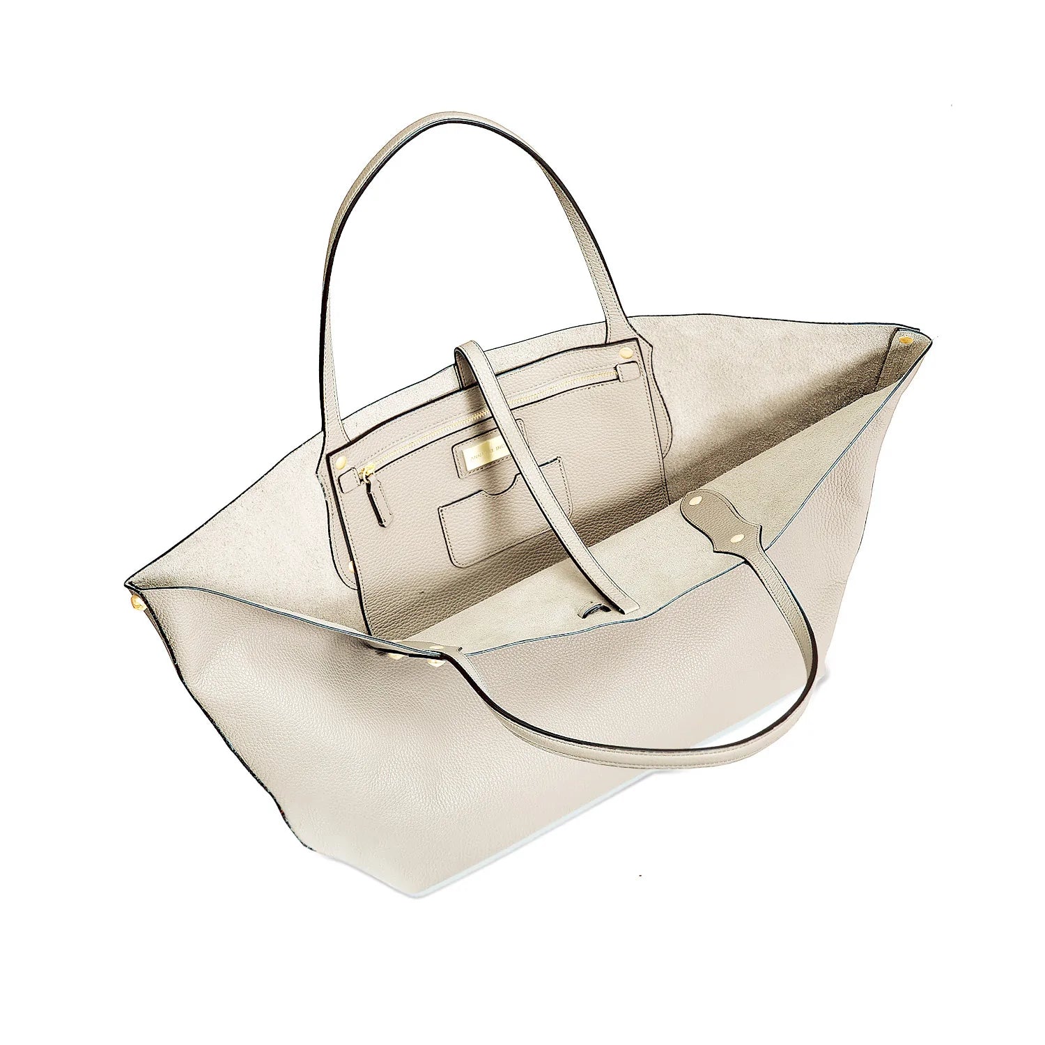 Annabel Ingall Large Isabella Tote Bag in Chalk - Stylish & Spacious Handbag for Work, Travel & Everyday Use