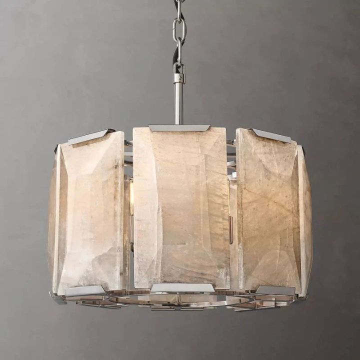 Aubrey Calcite Round Chandelier - 19