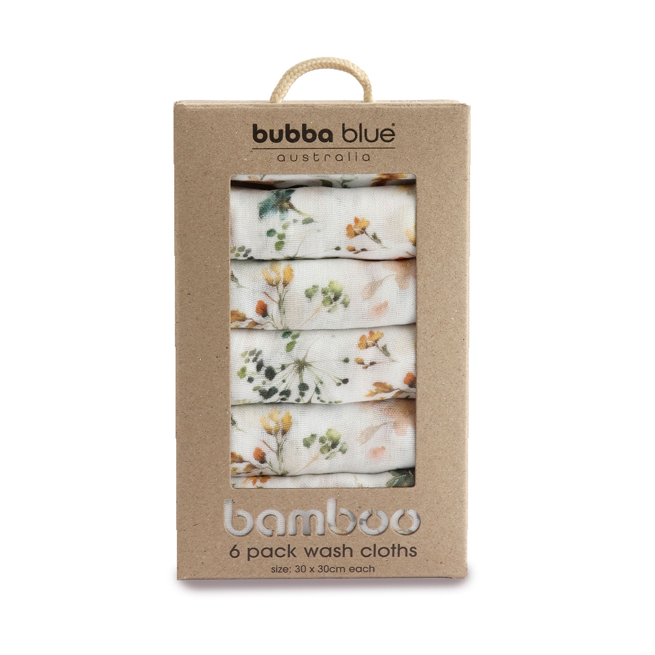 Organic Bamboo Muslin Face Cloths 6-Pack - Soft & Eco-Friendly Reusable Makeup Remover Wipes for Sensitive Skin - Perfect for Baby Care, Makeup Removal & Daily Cleansing