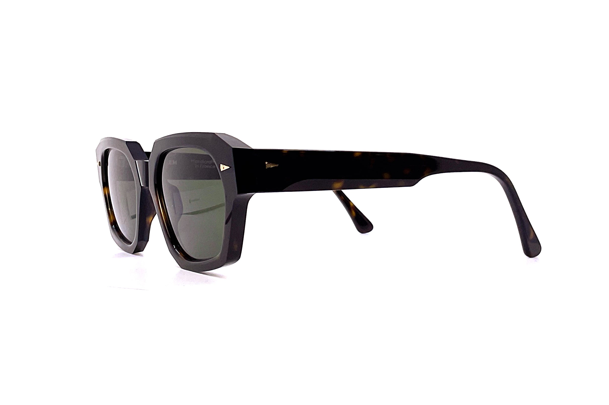 Ahlem Suffren Sunglasses - Dark Turtle Frame with UV Protection - Stylish & Durable for Outdoor Activities, Travel, and Fashion