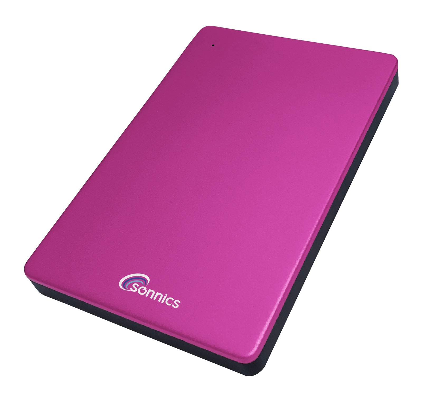 Sonnics 1TB Pink Portable External Hard Drive USB 3.0 - Ultra Fast Data Transfer for PC, Mac, Smart TV, Xbox One & PS4 - Perfect for Gaming, Backup & Media Storage