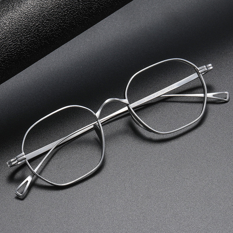 Premium Titanium Geometric Glasses Frame KMN9917 - Lightweight & Durable Eyewear for Men & Women - Perfect for Reading, Driving & Fashion Accessories