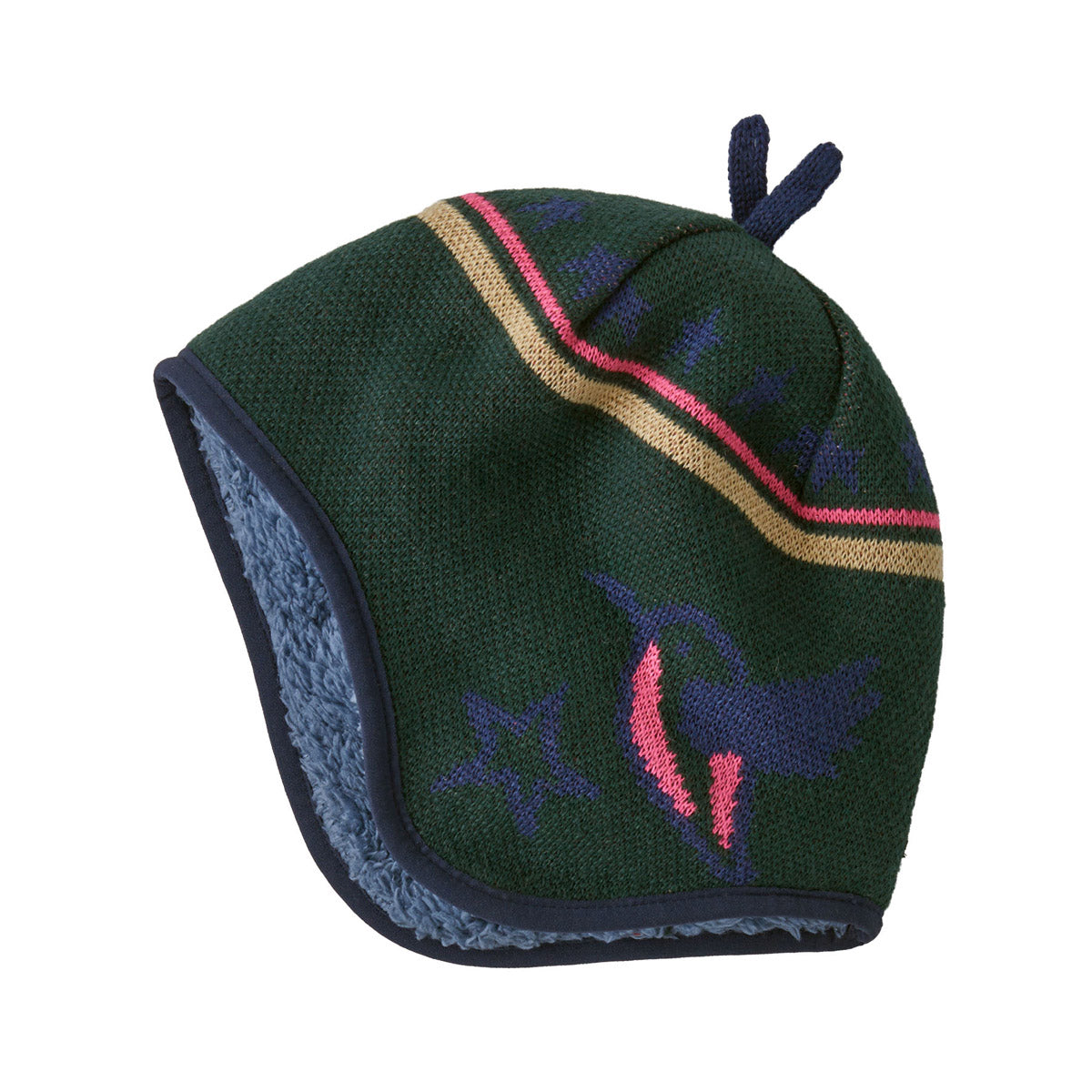 Reversible Baby Beanie Hat - Soft & Warm Knit Winter Cap for Infants & Toddlers - Perfect for Outdoor Play, Stroller Walks & Cold Weather Protection