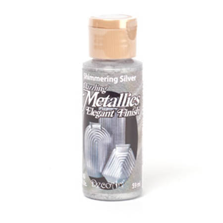 Americana Metallic Acrylic Paint - Premium Shimmering Colors for DIY Crafts, Home Decor & Art Projects