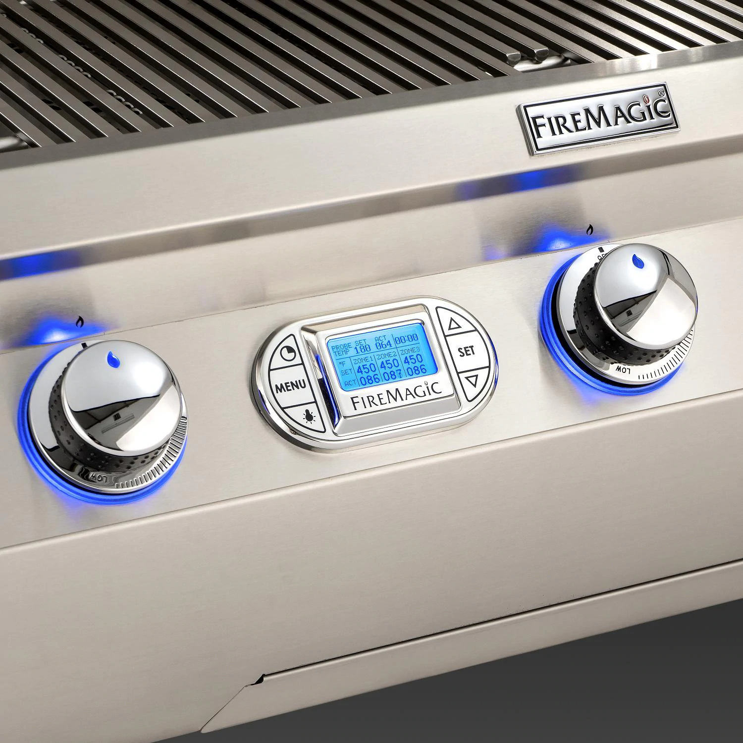 Fire Magic Echelon Diamond E790S 36 Inch Propane Gas Grill with Side Burner, Rotisserie & Digital Thermometer - Perfect for Outdoor BBQs, Backyard Parties & Grilling Enthusiasts