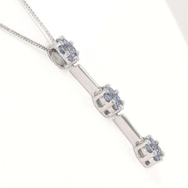 18K White Gold Alexandrite Necklace for Women - Genuine Natural Color Changing Gemstone Jewelry Gift for Anniversary, Birthday & Special Occasions | Perfect for Evening Parties, Weddings & Romantic Dates