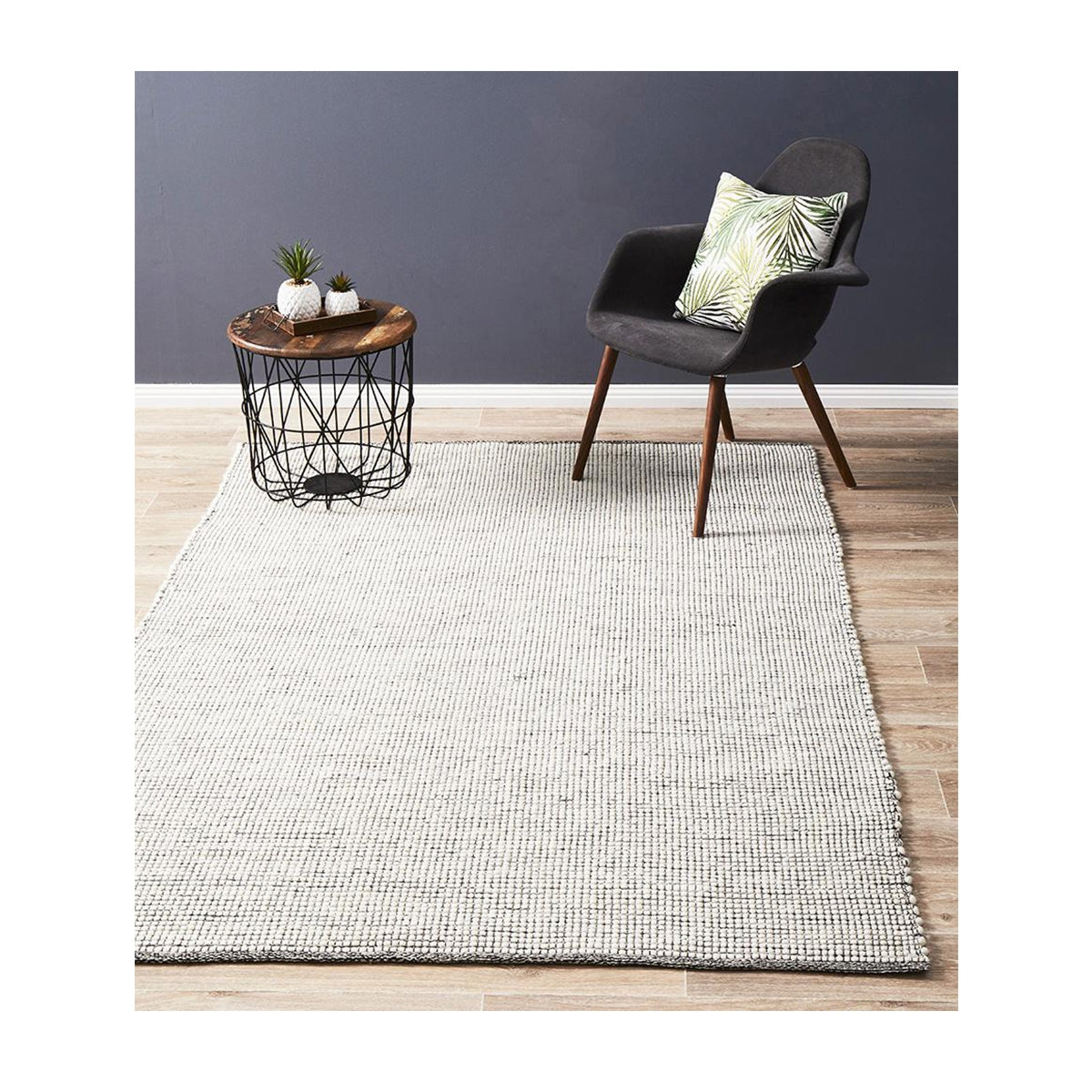Modern Black Loft Rug - Soft & Stylish Area Rug for Living Room, Bedroom, or Office - Perfect for Home Decor and Cozy Spaces