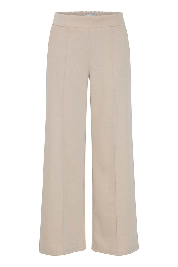 KATE Women's Wide Leg Trousers - High Waisted Stretch Doeskin Pants for Work, Office & Casual Wear | Comfortable Business Attire & Everyday Outfits