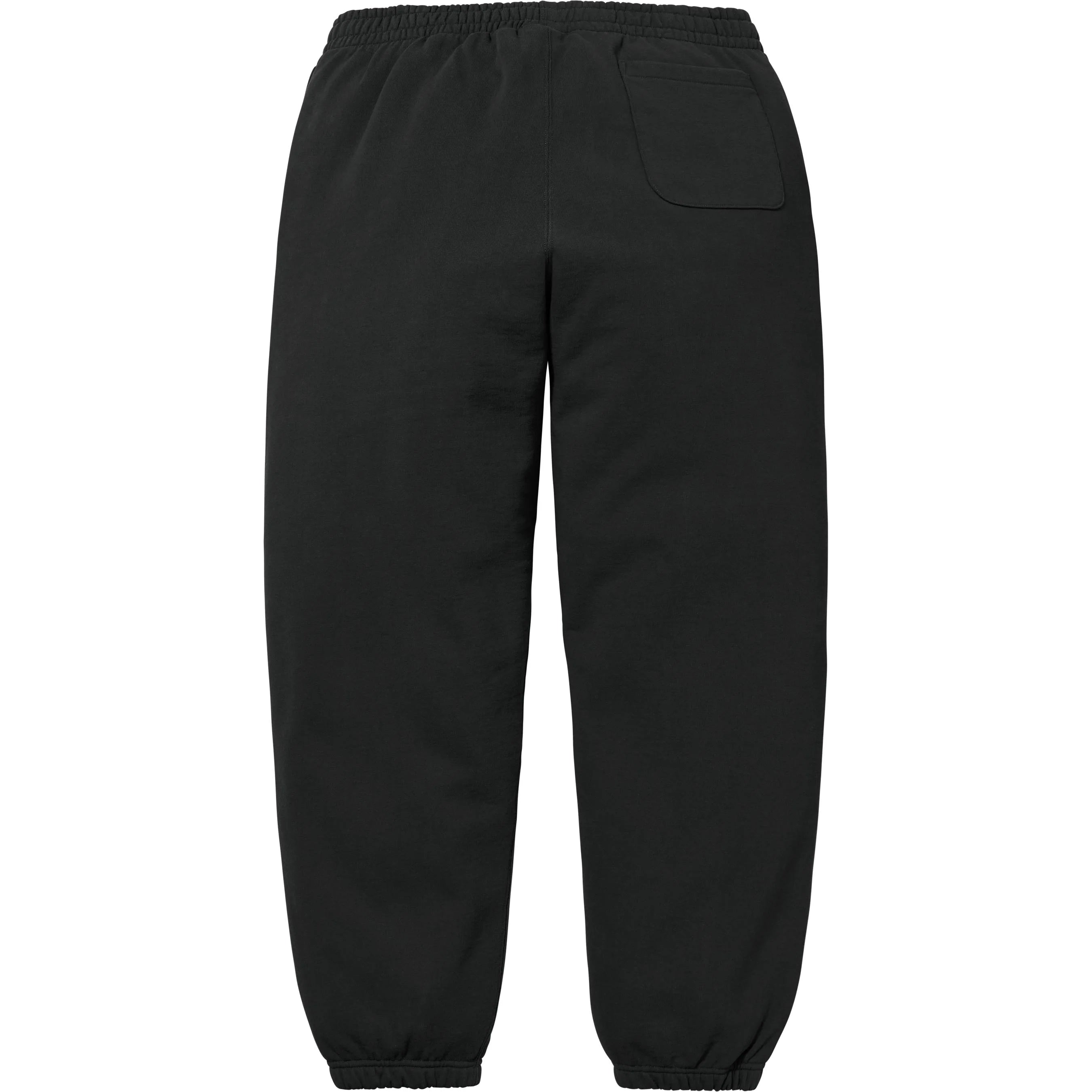 SUPREME 24FW Satin Applique Sweatpants - Men's Luxury Joggers for Casual Wear & Street Style Fashion