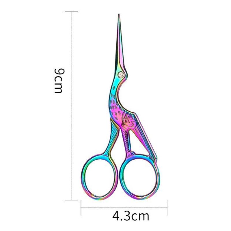 Premium Stainless Steel Stork Scissors - Sharp Surgical-Grade Scissors for Medical, Crafting & First Aid - Ideal for Nurses, Doctors, Artists & DIY Enthusiasts