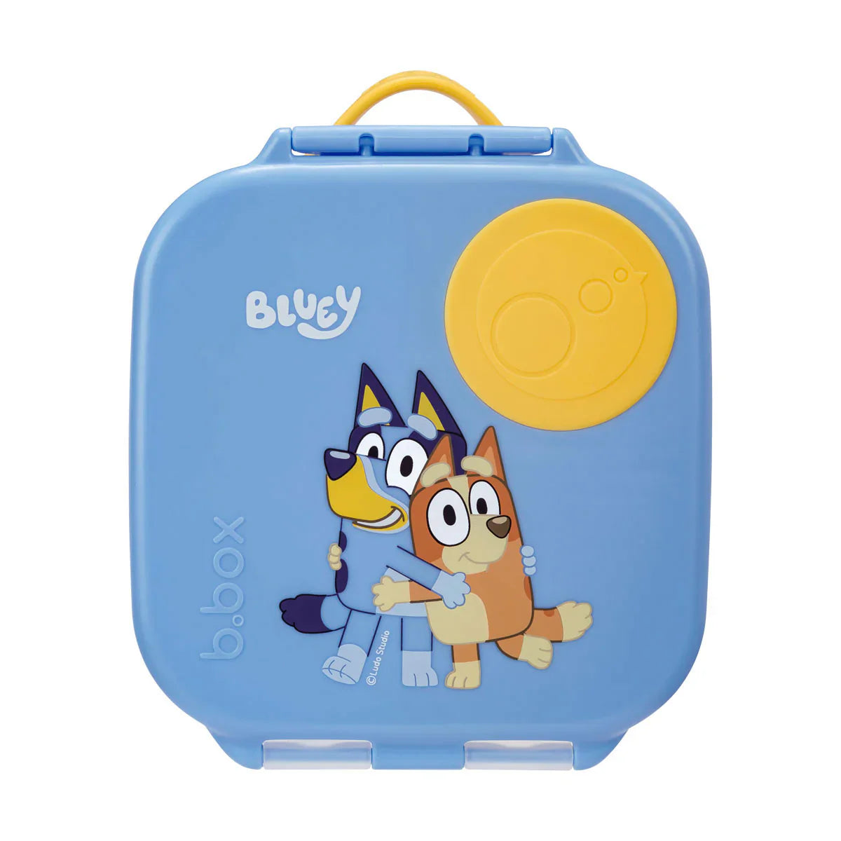 b.box MINI Lunch Box for Kids - Insulated, Leak-Proof & BPA-Free | Bluey Themed Lunch Container for School, Picnics & Travel (Blue)