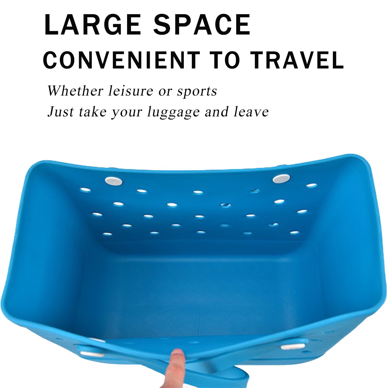 Waterproof Large Rubber Beach Tote Bag - Durable, Washable & Tip-Proof Open Tote for Beach, Pool, Boat & Sports | Perfect for Summer Travel, Swimming Gear & Outdoor Activities