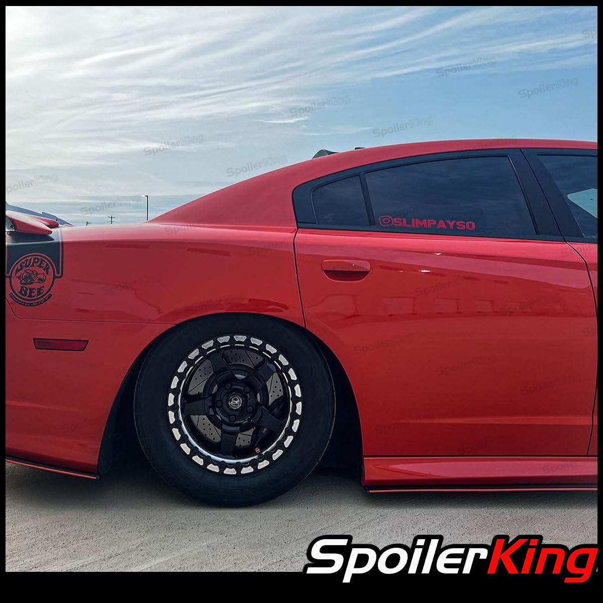 Spoiler King XL Roof Spoiler (380R) - Compatible with Dodge Charger 2011-2014 | Rear Wing for Enhanced Aerodynamics & Sporty Style | Perfect for Car Enthusiasts & Performance Upgrades