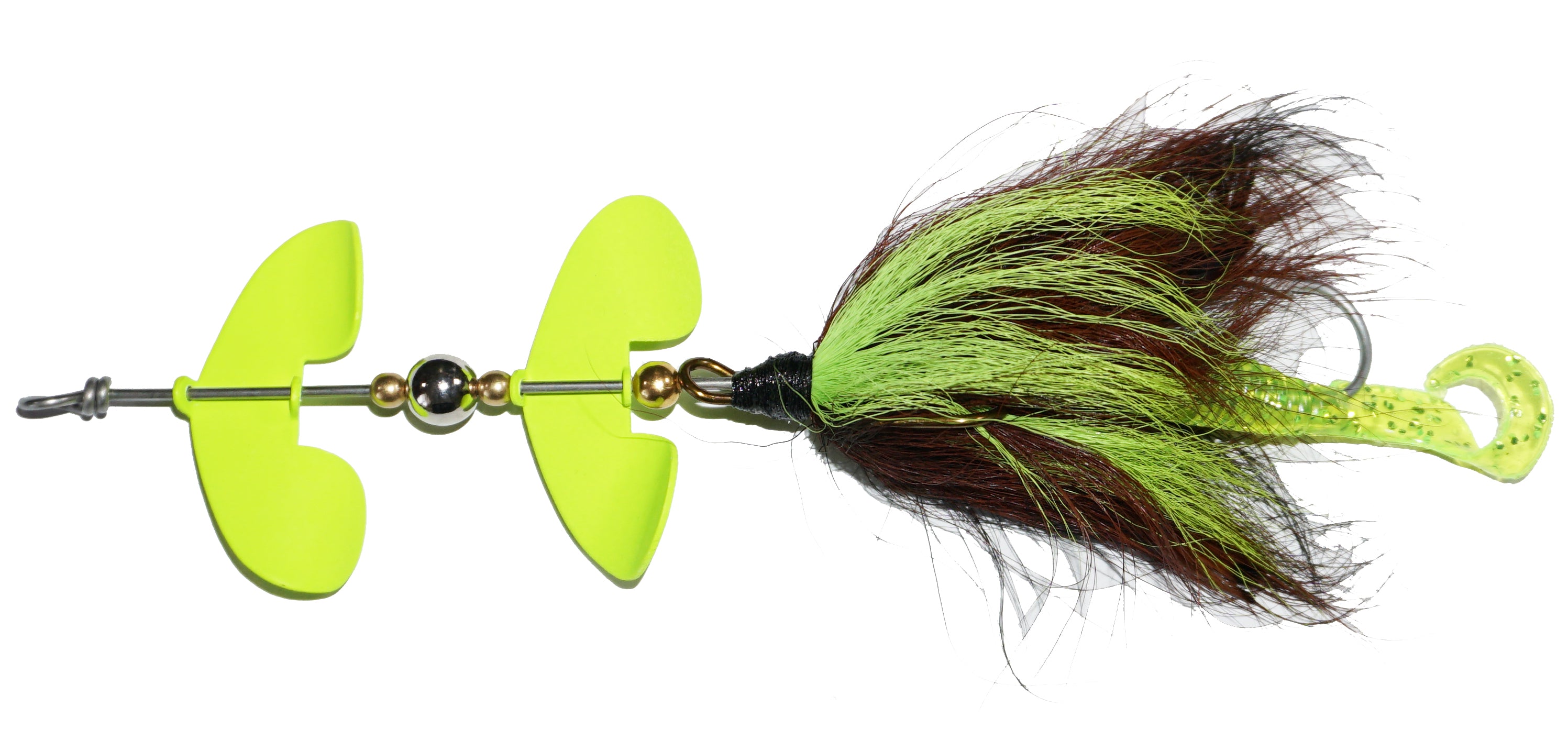 Premium Cat's Tails Topwater Buzz Bait - Weedless Surface Fishing Lure for Bass, Pike & Trout - Perfect for Morning & Evening Freshwater Fishing