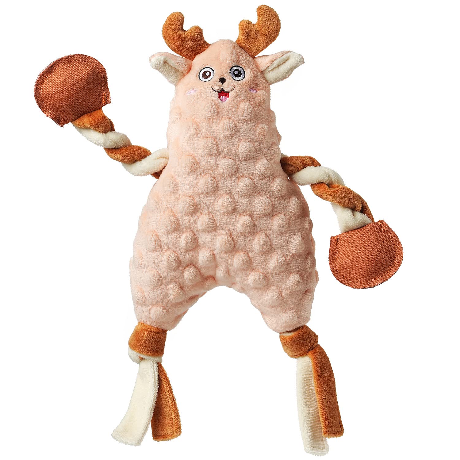 Durable Squeaky Dog Toys for Puppies & All Breeds - Cute Plush Chew Toys for Small, Medium & Large Dogs | Indoor & Outdoor Playtime Fun