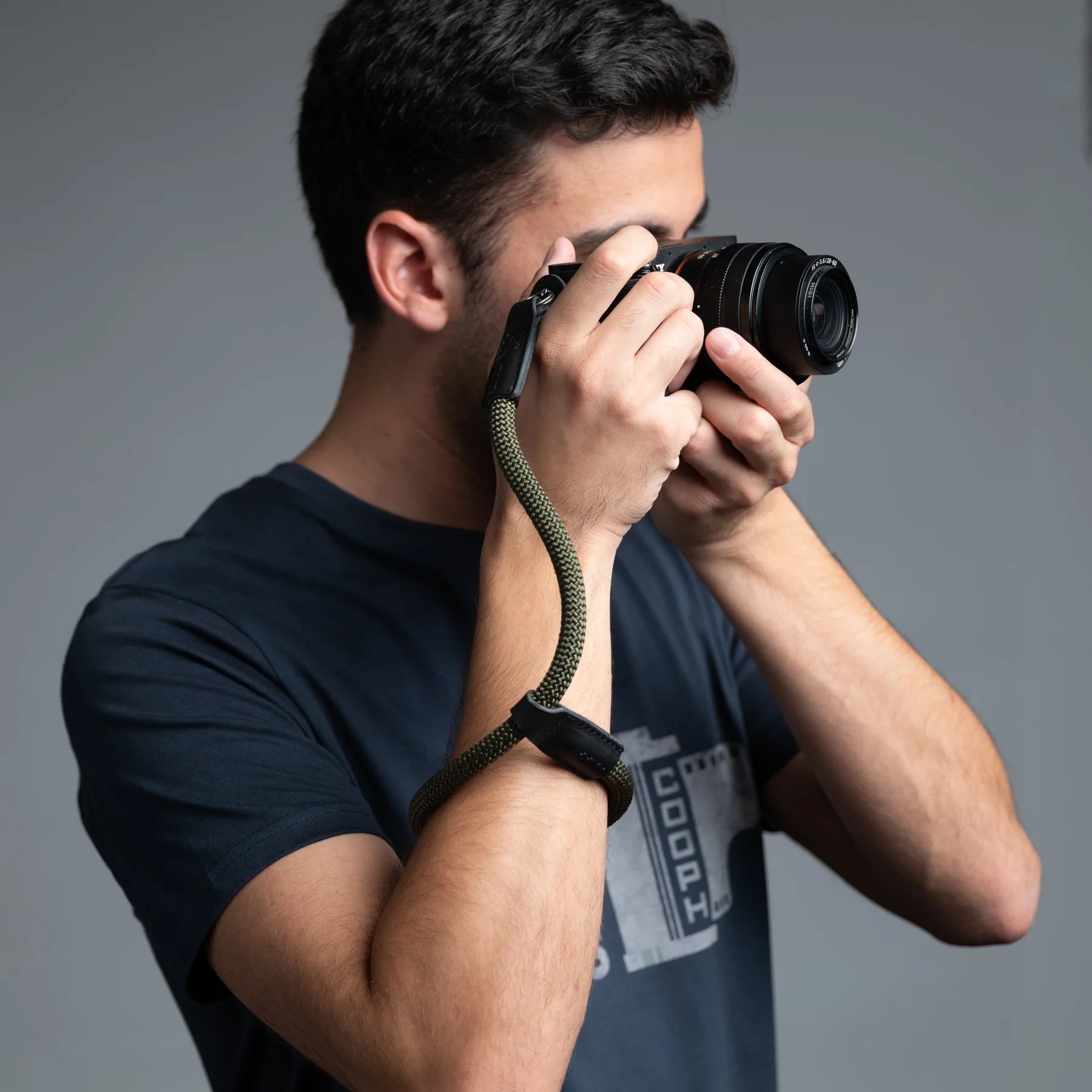 Cooph Rope Hand Strap - Durable Army Green Camera Strap for DSLR & Mirrorless Cameras - Perfect for Travel, Hiking & Outdoor Photography